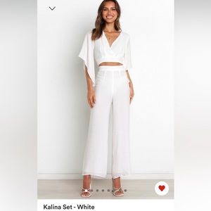 Petal & Pup Kalina White 2 Piece Set - Size 4